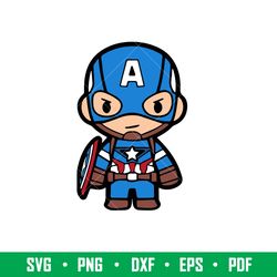 Chibi Avengers Svg, Superhero Svg, Avengers Svg, Avengers Squad Svg, Marval Svg, Png Dxf Eps Pdf File, AV03