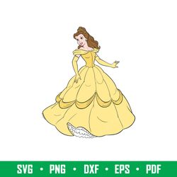Disney Princess Svg, Disney Princess Chracters Svg, Disney Princess Clipart, Princes Svg,  Png Dxf Eps Pdf  File, dn05