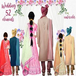Asian wedding clipart: "WEDDING CLIPART" Indian Wedding Wedding couples Hindu Ceremony Hindu Bride Groom Hindu graphics
