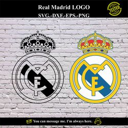 Real Madrid LOGO SVG Vector Digital product - instant download