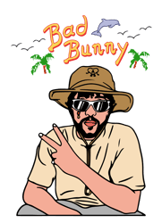 300 Bad Bunny Svg , Bad Bunny Svg, Bad Bunny , Bad Bunny Rapper, Bad Bunny Png
