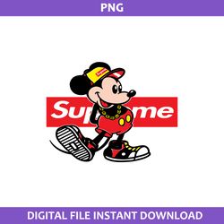 Supreme Minie Mouse Png, Supreme Logo Png, Minie Mouse Png, Disney Supreme Png