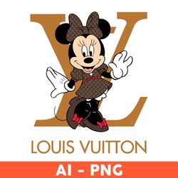 Louis Vuitton Minnie Svg, Louis Vuitton Svg, Louis Vuitton Logo Svg, Fashion Brand Logo Svg, Disney Svg - Download File