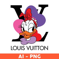 Louis Vuitton Daisy Duck Svg, Daisy Duck Svg, Louis Vuitton Logo Svg, Fashion Brand Logo Svg, Disney Svg - Download