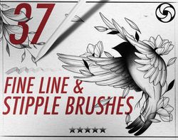 Fine Line & Stipple Brushes