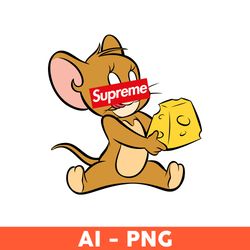 Supreme Jery Png, Jery Png, Tom And Jery Png, Logo Supreme Brand Svg, Fashion Brand Svg - Download FIle
