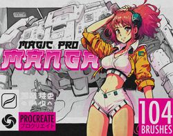 104 MagicPro Manga Procreate Brushes