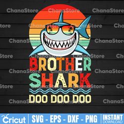 Brother Shark png, Shark png, Shark Family png, Shark Birthday png, Shark Party, Brother png, Shark, Boy Shark png,