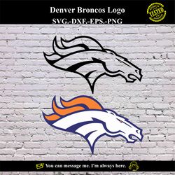 Denver Broncos Logo SVG Vector Digital product - instant download