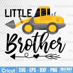 Dump Truck svg, Little Brother Dump Truck svg, dxf, jpeg, png, pdf cutting files for Silhouette Cameo, Cricut