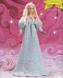 crochet pattern PDF- Fashion doll Barbie-The Fairy Tale Barbie Sleeping Beauty Costume - crochet vintage pattern
