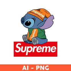 Supreme Stitch Png, Stitch Png, Supreme Logo Png, Cartoon Supreme Png, Fashion Brand Svg - Download