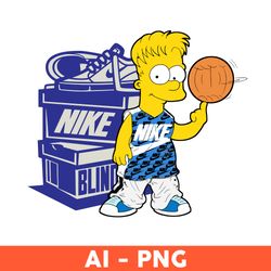 Nike Box x Bart Simpson Png, Nike Logo Png, Bart Simpson Png, Sport Fashion Png, Ai Digital File - Download