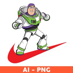 Buzz Lightyear Swoosh Nike Png, Nike Logo Png, Buzz Lightyear Png, Ai Digital File - Download FIle