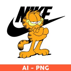Garfield Nike Png, Nike Logo Png, Garfield Png, Cartoon Nike Png, Ai Digital File - Download FIle