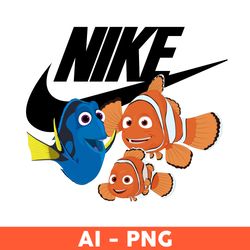 Finding Nemo Nike Png, Nike Logo Png, Finding Nemo Png, Cartoon Nike Png, Ai Digital File - Download FIle