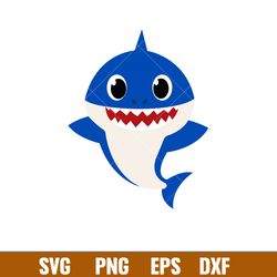 Baby Shark Png, Shark Family Png, Ocean Life Png, Cute Fish Png, Shark Png Digital File, BBS88