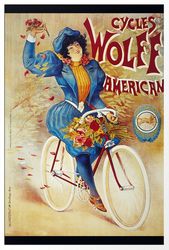 Cycles Wolff American - Cross Stitch Pattern Counted Vintage PDF - 111-140