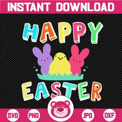 Happy Easter - Instant Digital Download, svg, ai, dxf, eps, png, studio3, and jpg files included! Easter Bunny, Bunny Ch