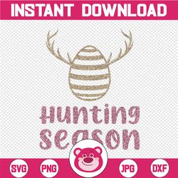Hunting Easter Glitter PNG | Heat Press | Digital Download | Sublimation Download | Instant Download | Easter Sublimatio