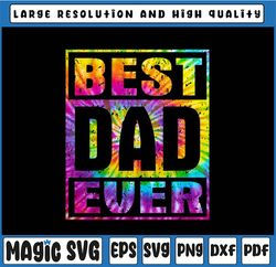 Best Dad Ever PNG Vintage Tie Dye Png, Funny Fathers Day Png Fathers Day Png, Father's Day, Digital Download