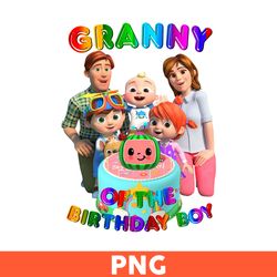 Granny Of The Birthday Boy Png, Cocomelon Png, Cocomelon Birthday Png, Cocomelon Family Png, Cartoon Png - Download
