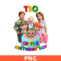 Tio Of The Birthday Boy Png, Cocomelon Png, Cocomelon Birthday Png, Cocomelon Family Png, Cartoon Png - Download