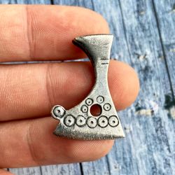 Axe of Perun pendant, Slavic jewelry, Sterling silver necklace, Made to Order