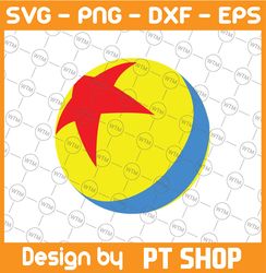 Pixar ball svg, dxf, png, Toy story svg, Cricut file, digital item, Disney svg, png, dxf