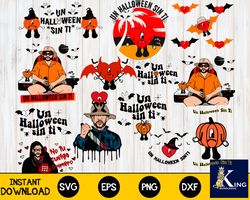bad bunny halloween bundle svg, Mega Bundle Un Halloween sin Ti svg, for Cricut, Silhouette, digital, file cut