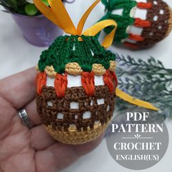 Crochet pattern Easter cover for egg. Easter decoration. Basket crochet Easter for eggs. Gift for Easter DIY.