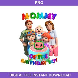 Mommy Of The Birthday Boy Png, Cocomelon Birthday Png, Cocomelon Family Png Digital File