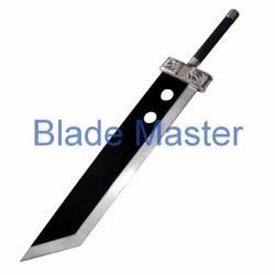 Black Edition 43-inch Cloud Strife Buster Sword The Ultimate Steel Replica Buster Sword from Final Fantasy