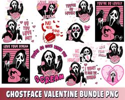 Ghostface valentine PNG, Ghostface valentine bundle PNG, Valentines Day Sublimation, Digital download, Instant Download