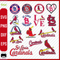Layered St. Louis Cardinals logo, St. Louis Cardinals svg, St. Louis Cardinals clipart, St Louis Cardinals svg