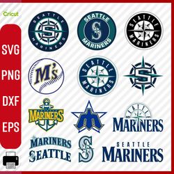 Seattle Mariners svg, Seattle Mariners logo, Seattle Mariners clipart, Seattle Mariners cricut, Seattle Mariners png