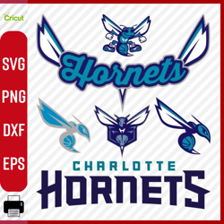 Charlotte Hornets svg, Charlotte Hornets logo, Charlotte Hornets clipart, Charlotte Hornets cricut