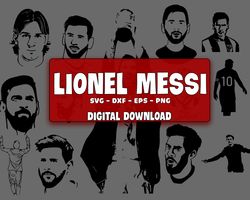 Lionel Messi SVG Bundle, Lionel Messi World Cup 2022 SVG, Argentina svg, for Cricut, Silhouette, digital, file cut