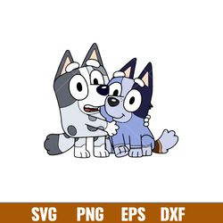 Bluey Heeler Svg, Bluey Svg, Bluey Dog Svg, Bluey Silhouette Svg, Cartoon Svg, Png Dxf Eps Pdf File, BY31