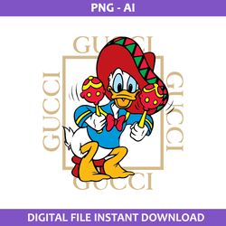 Daisy Gucci Png, Gucci Logo Png, Daisy Duck Png, Fashion Brand Png, Ai Digital File