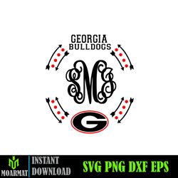 Georgia Bulldogs Logo Svg,Bulldogs Team Svg,Cricut Cutting File,Vector Clipart,Digital Download (16)
