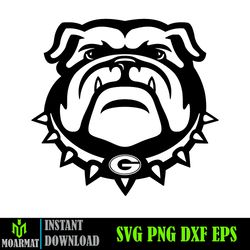 Georgia Bulldogs Logo Svg,Bulldogs Team Svg,Cricut Cutting File,Vector Clipart,Digital Download (29)