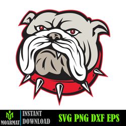 Georgia Bulldogs Logo Svg,Bulldogs Team Svg,Cricut Cutting File,Vector Clipart,Digital Download (3)