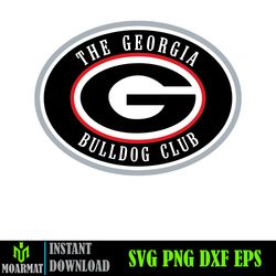 Georgia Bulldogs Logo Svg,Bulldogs Team Svg,Cricut Cutting File,Vector Clipart,Digital Download (8)
