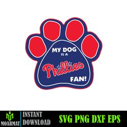 Philadelphia Phillies Baseball Team Svg, Philadelphia Phillies Svg, MLB Svg, Png, Dxf, Instant Download (100)