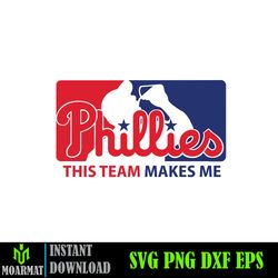 Philadelphia Phillies Baseball Team Svg, Philadelphia Phillies Svg, MLB Svg, Png, Dxf, Instant Download (101)