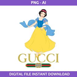 Snow White Gucci Logo Png, Gucci Brand Logo Png, Snow White Png, Disney Gucci Png, Ai Digital File