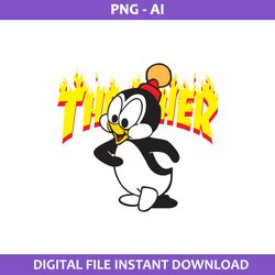 Chilly Willy Thrasher Png, Thrasher Logo Png, Chilly Willy Png, Fashion Brand Png, Ai Digital File