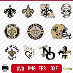 Digital Download, New Orleans Saints svg, New Orleans Saints logo, New Orleans Saints clipart, New Orleans Saints png