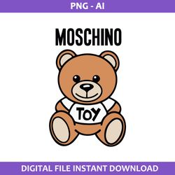 Bear Moschino Toy Png, Moschino Toy Clipart Png, Moschino Toy Png, Ai Digital File